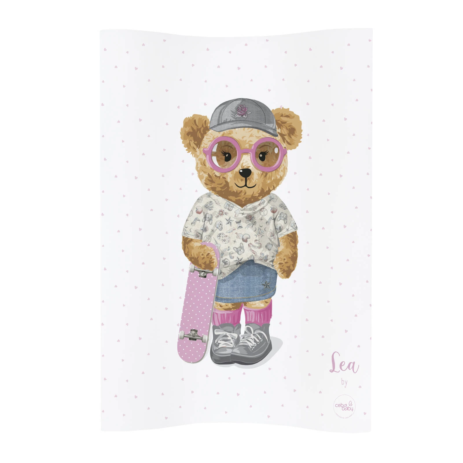 Ceba Baby Miękki przewijak profilowany COSY- Fluffy Puffy Lea