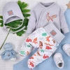 Body Kopertowe Fun Origami Z Bawełny Organicznej Nadruk Lisek Biały