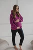 Bluza ciążowa i do karmienia Motherhood oversize fioletowa
