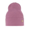 Czapka damska zimowa, wiosenna, fioletowa, 100% wełniana merino Sophie