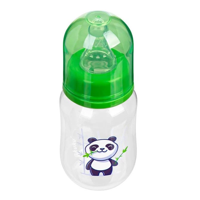 Akuku Butelka Do Karmienia 125ml Zielona Panda