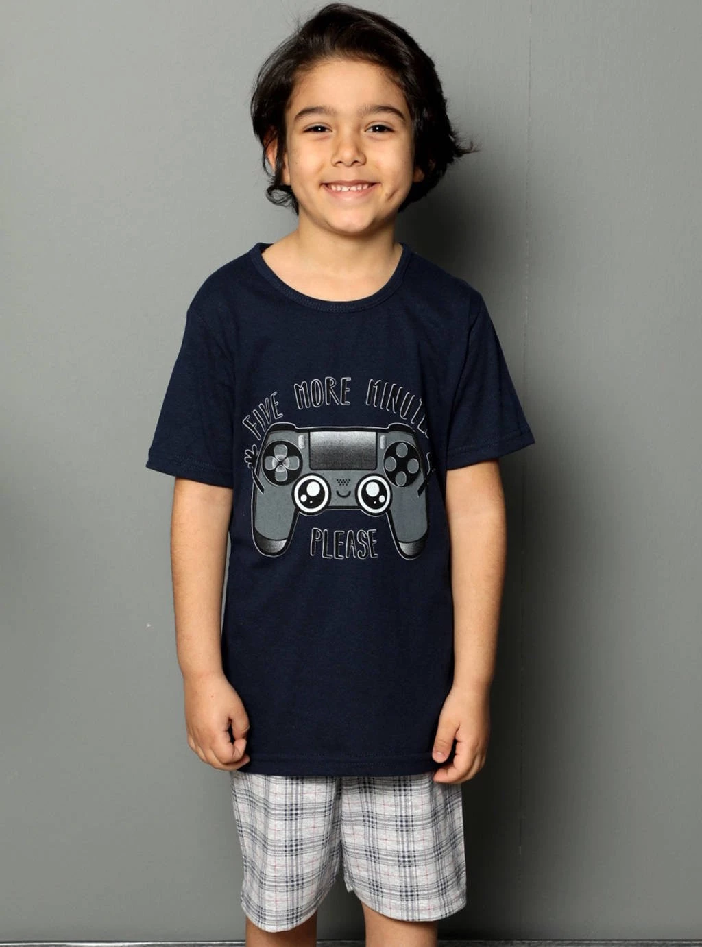 Piżama Chłopięca Game Pad - granat