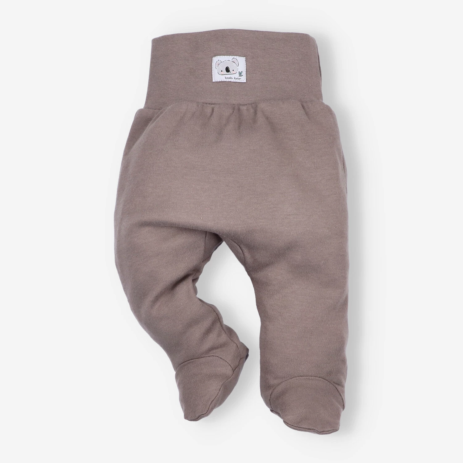 Komplet Niemowlęcy Kopertowy Koala Z Bawełny Organicznej Brązowy