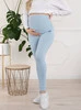 Legginsy Ciążowe - Baby Blue