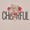 T-shirt Dziewczęcy Z Krótkim Rękawem Cheerful Beżowy