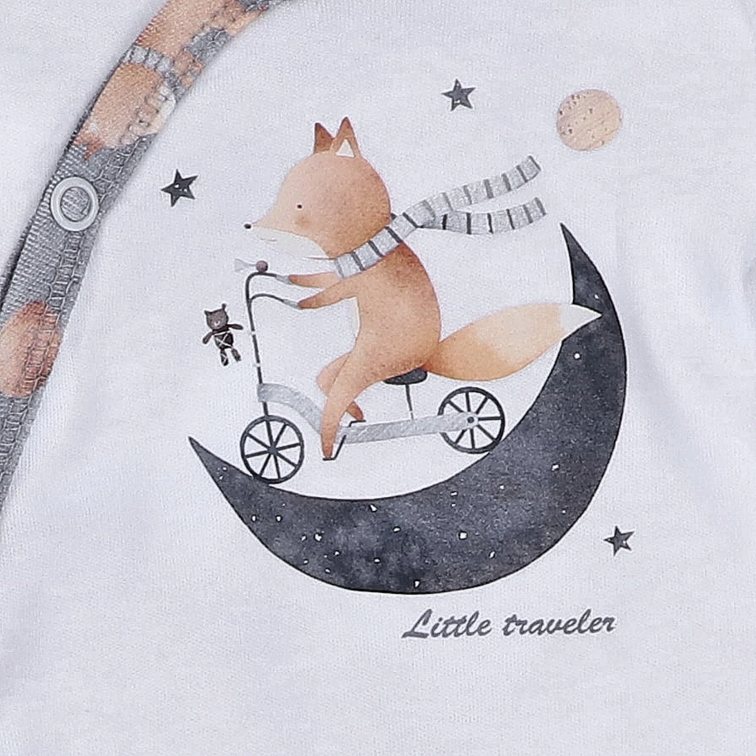 Body kopertowe Space Tour z bawełny organicznej dla chłopca