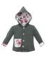 Bluza Niemowlęca z Kapturem Roses - Khaki