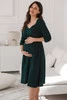 Sukienka ciążowa i do karmienia Lovely Dress Midi rękaw 3/4 morska