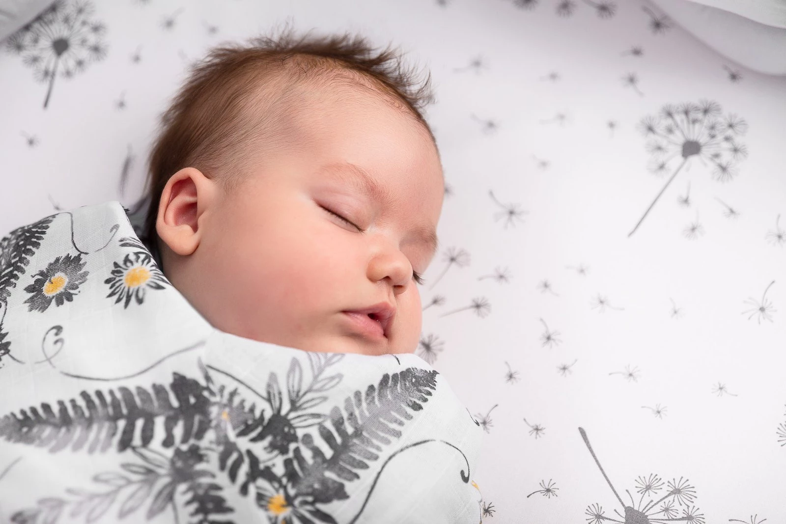 Sensillo Otulacz Muślinowy - Paprotki