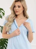 Koszula ciążowa Sunny Midi - Baby Blue