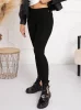 Legginsy Damskie Ocieplane Ariana - czarne