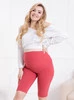 Legginsy Ciążowe Kolarki - Karmin