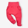 Półśpiochy niemowlęce z bawełny organicznej - malinowy