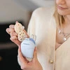 Babyono silikonowy pojemnik na smoczek - niebieski