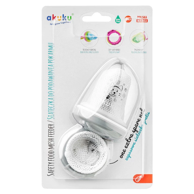 Akuku Siateczka Do Podawania Pokarmu Gryzak - Kotek
