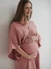 Sukienka ciążowa i do karmienia Mama Zen z Tencelu Herbal Rose