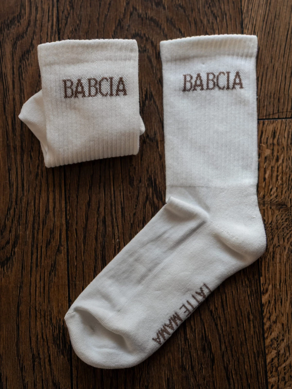 Skarpetki BABCIA jasny beż