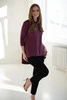 Bluzka/tunika ciążowa i do karmienia Mommy mauve wine