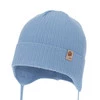 Czapka jesienna, wiosenna dla chłopca, niebieska, wiązana, 100% bawełna Elmar
