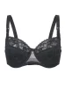 Biustonosz do karmienia Mama Glamour Semi Pad Czarny