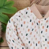 Pajac niemowlęcy z bawełny organicznej prostokąty