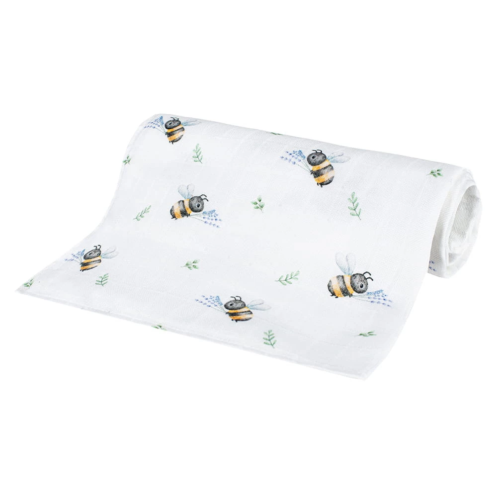 PIELUSZKA BAMBUSOWA 75X75 PSZCZÓŁKA