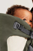 Nosidełko BABYBJORN MINI Woven – Ciemnozielone