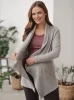 Kardigan ciążowy Mama Wrap Jasny Szary Melanż