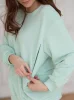 Bluza ciążowa i do karmienia oversize Milk It Easy! mięta