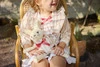 Elodie Details - Śliniak z długim rękawem - Candy Stripes