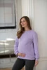 Bluza ciążowa i do karmienia oversize Milk It Easy! liliowa