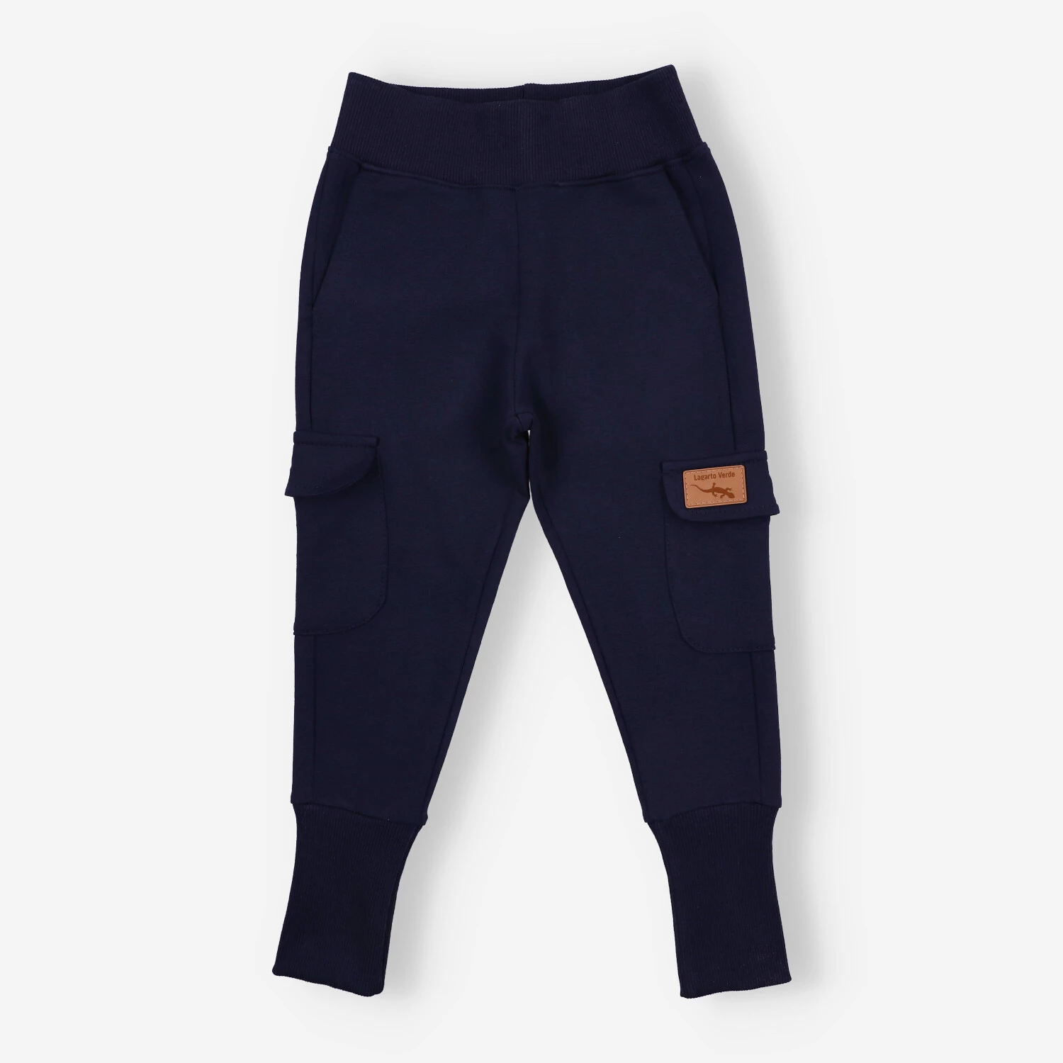 Spodnie Dresowe Bojówki Dla Chłopca Lagarto Verde - Granatowe