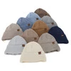 Czapka zimowa dla chłopca, wiązana, z wełną merino, camel Puser
