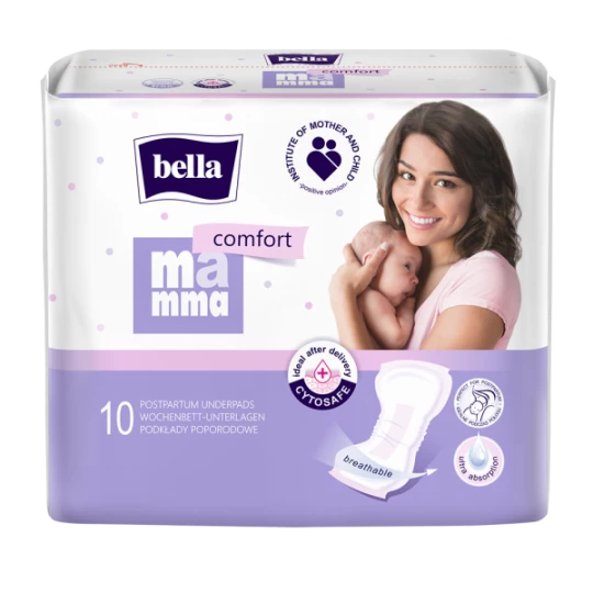 Bella Podkłady Poporodowe MAMMA Comfort 10Szt