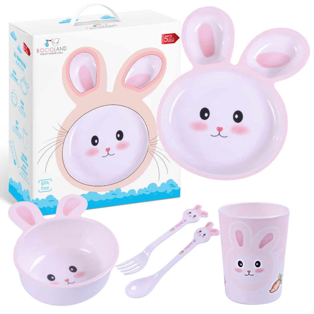 Zestaw Naczyń 5el. - Królik