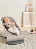 BABYBJORN - leżaczek BLISS Woven, Piaskowoszary