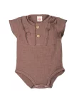 Body Niemowlęce KR Bamboo Muslin Girl - Choco