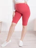 Legginsy Ciążowe Kolarki - Karmin