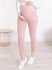 Legginsy Ciążowe Rybaczki - Brudny Róż