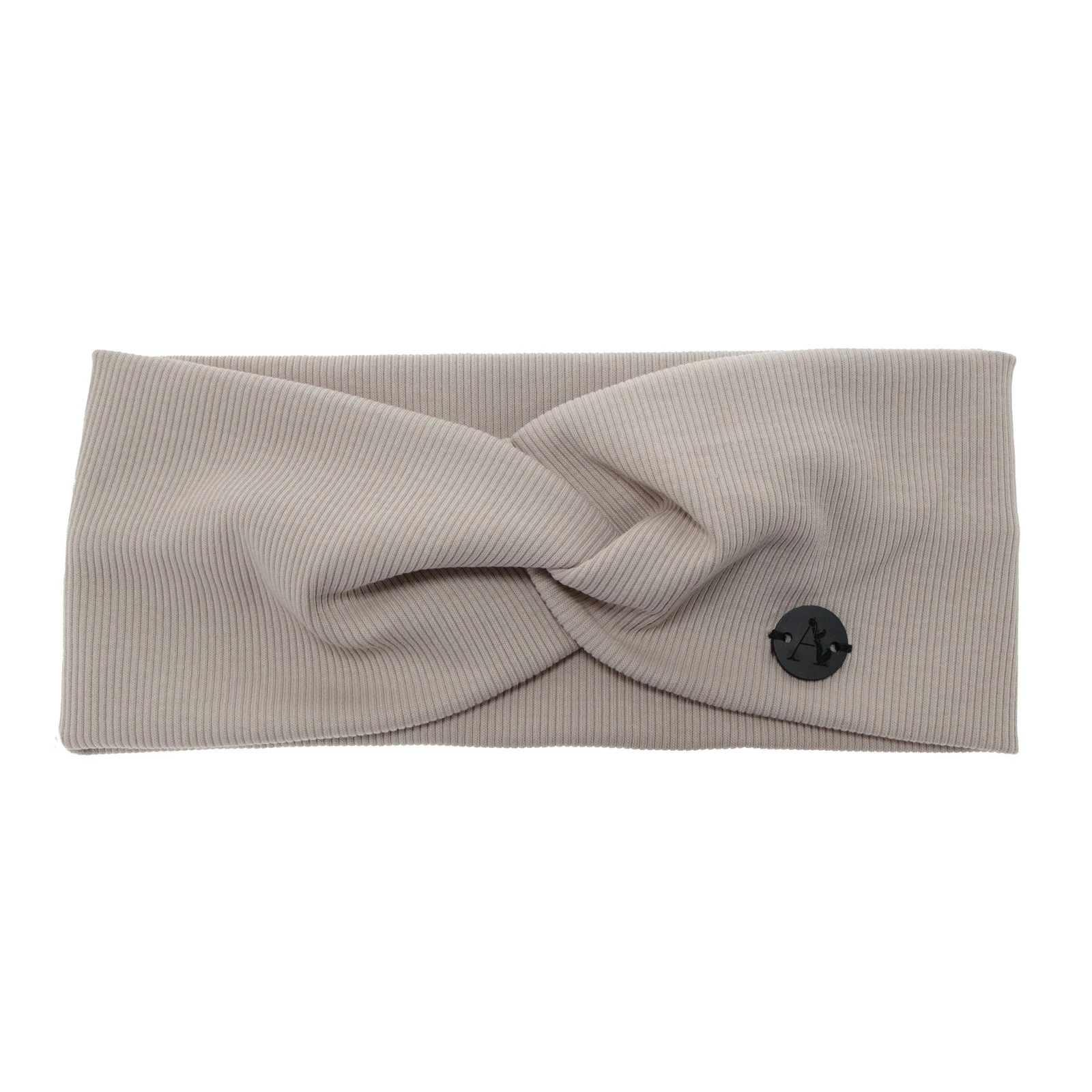 Opaska jesienna, wiosenna, damska, beżowa, bawełniana Auri