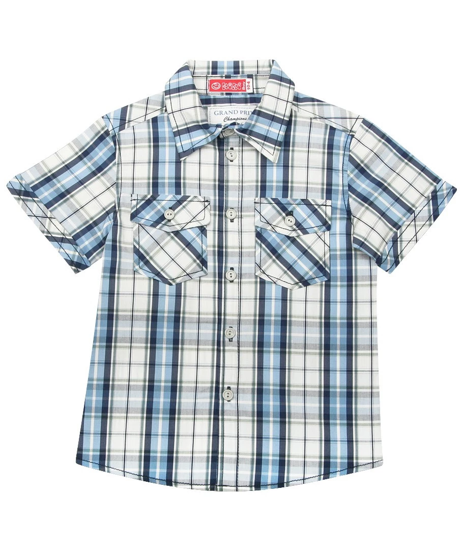 Koszula z krótkim rękawem chłopięca