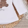Bluzka niemowlęca Sweet Bears z bawełny organicznej