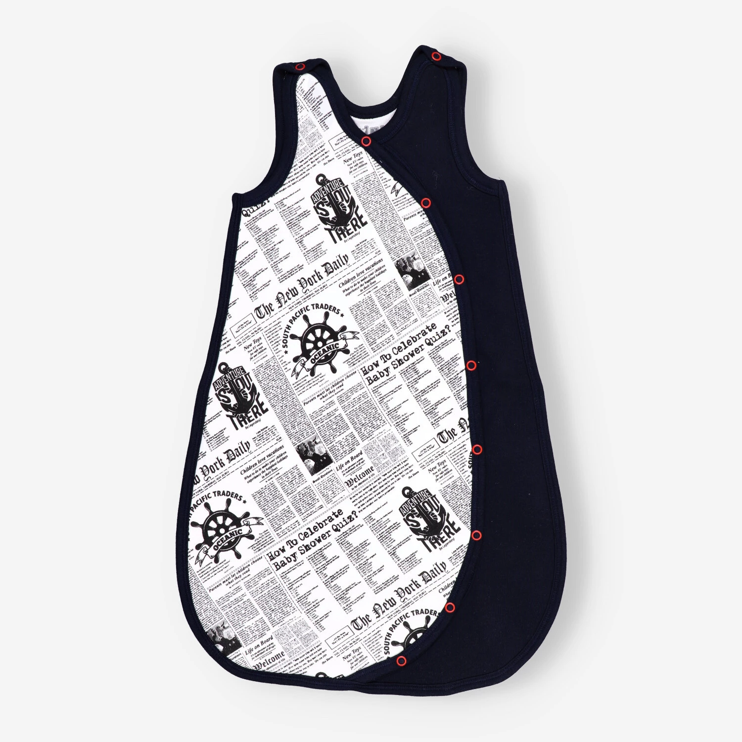 Śpiworek niemowlęcy z bawełny organicznej