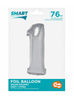 Srebrny Balon Smart cyfra "1" -76cm