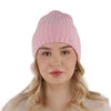 Czapka zimowa damska, biała, 100% wełniana merino Ariga