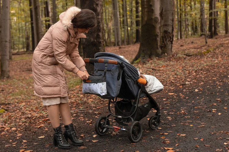 Sensillo Organizer Do Wózka Szary Żurawie