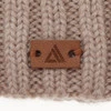 Czapka i komin dla chłopca, zimowy komplet, 100% wełniany merino, khaki Umberto