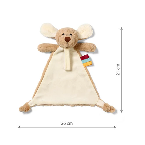 Babyono Przytulanka Z Zawieszką Do Smoczka DOG WILLY