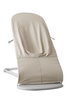 BABYBJORN - leżaczek BALANCE SOFT WOVEN/JERSEY Tri Fabric, Jasny Beż
