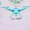 Rampers niemowlęcy  DRONE z bawełny organicznej dla chłopca